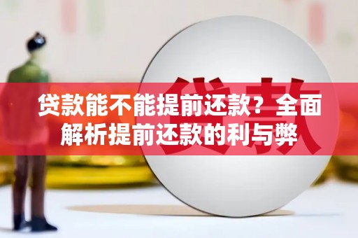 南乐贷款能不能提前还款？全面解析提前还款的利与弊