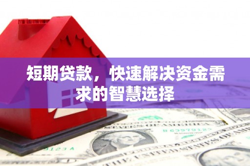 南乐短期贷款，快速解决资金需求的智慧选择