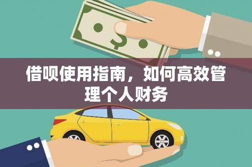 南乐借呗使用指南，如何高效管理个人财务