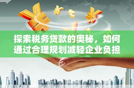 南乐探索税务贷款的奥秘，如何通过合理规划减轻企业负担