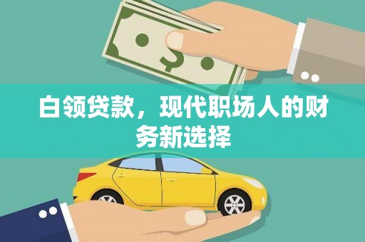 南乐白领贷款，现代职场人的财务新选择