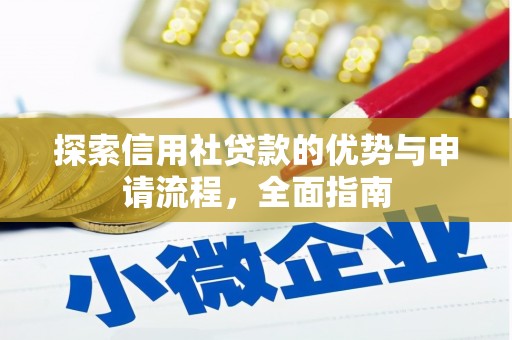 南乐探索信用社贷款的优势与申请流程，全面指南