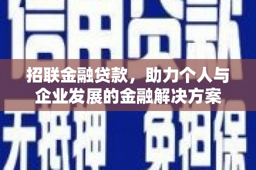 南乐招联金融贷款，助力个人与企业发展的金融解决方案
