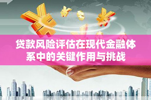 南乐贷款风险评估在现代金融体系中的关键作用与挑战