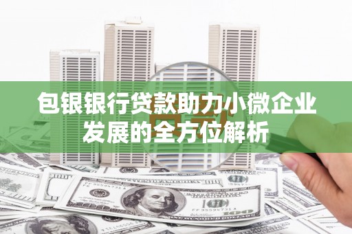 南乐包银银行贷款助力小微企业发展的全方位解析