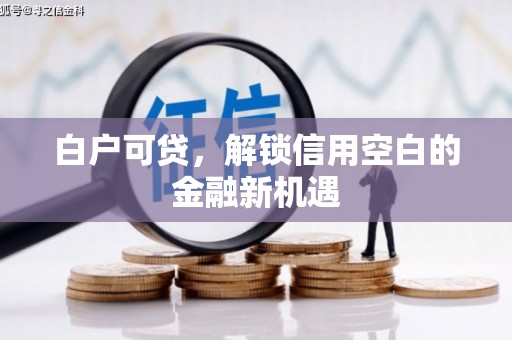 南乐白户可贷，解锁信用空白的金融新机遇