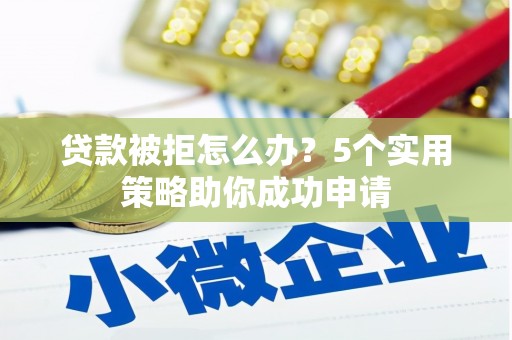 南乐贷款被拒怎么办？5个实用策略助你成功申请