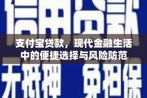 南乐支付宝贷款，现代金融生活中的便捷选择与风险防范