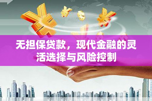 南乐无担保贷款，现代金融的灵活选择与风险控制