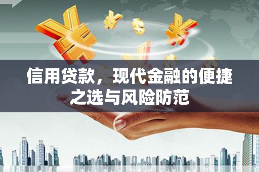 南乐信用贷款，现代金融的便捷之选与风险防范