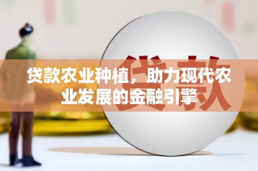 南乐贷款农业种植，助力现代农业发展的金融引擎