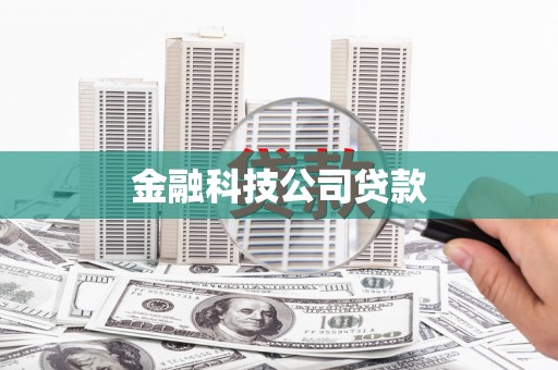 南乐金融科技公司贷款