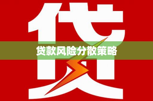 南乐贷款风险分散策略