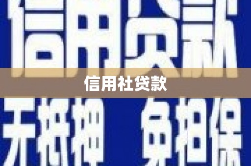 南乐信用社贷款