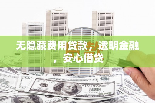 南乐无隐藏费用贷款，透明金融，安心借贷