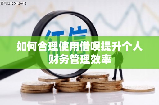 南乐如何合理使用借呗提升个人财务管理效率