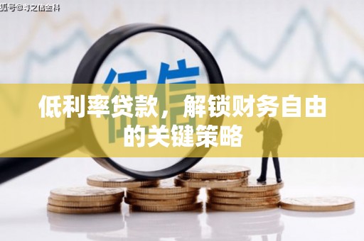 南乐低利率贷款，解锁财务自由的关键策略