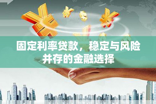 南乐固定利率贷款，稳定与风险并存的金融选择