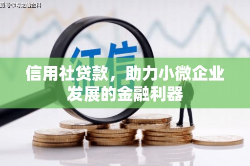 南乐信用社贷款，助力小微企业发展的金融利器
