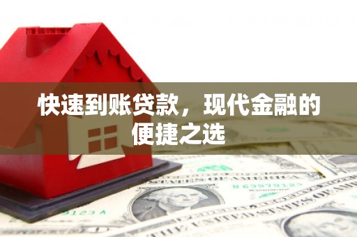 南乐快速到账贷款，现代金融的便捷之选