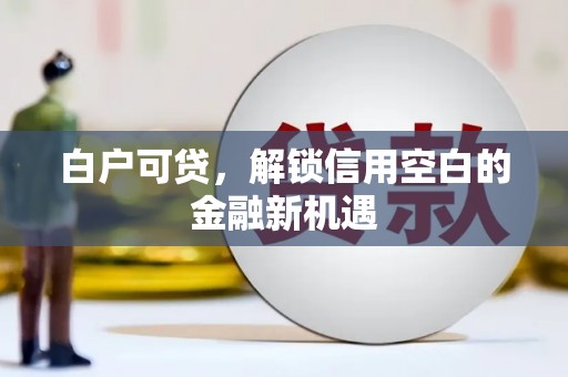 南乐白户可贷，解锁信用空白的金融新机遇