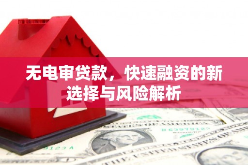 南乐无电审贷款，快速融资的新选择与风险解析