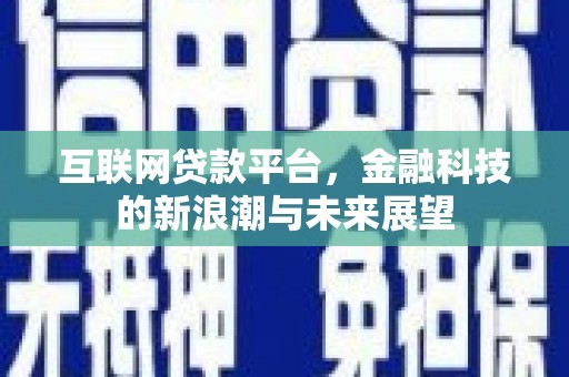 南乐互联网贷款平台，金融科技的新浪潮与未来展望