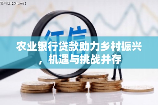 南乐农业银行贷款助力乡村振兴，机遇与挑战并存