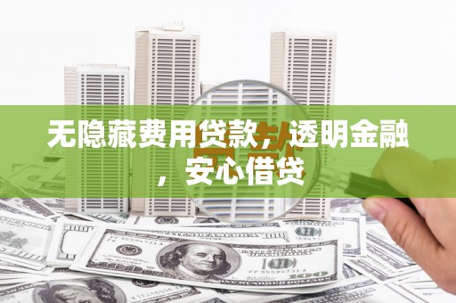 南乐无隐藏费用贷款，透明金融，安心借贷