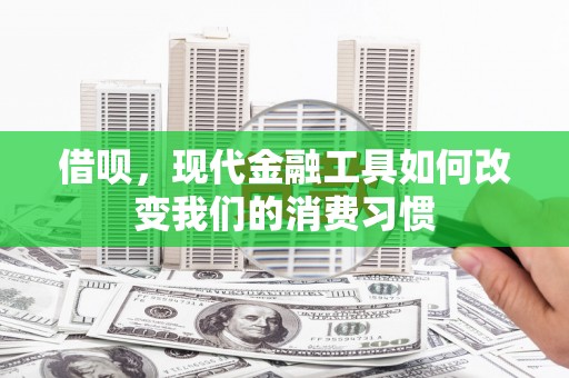 南乐借呗，现代金融工具如何改变我们的消费习惯