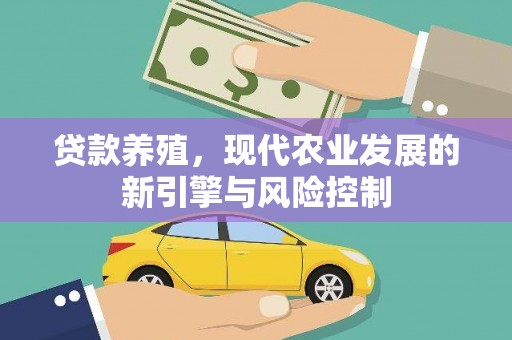 南乐贷款养殖，现代农业发展的新引擎与风险控制