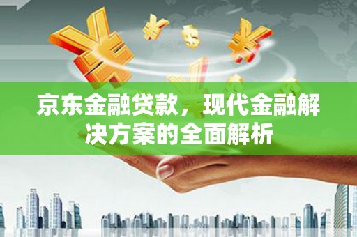 南乐京东金融贷款，现代金融解决方案的全面解析