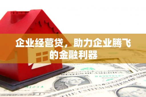 南乐企业经营贷，助力企业腾飞的金融利器