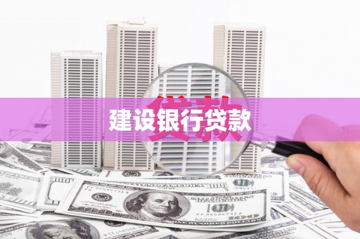 南乐建设银行贷款