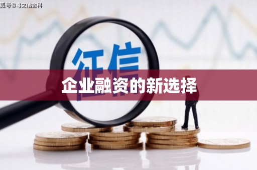 南乐企业融资的新选择