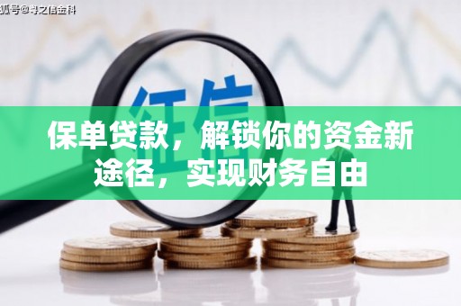 南乐保单贷款，解锁你的资金新途径，实现财务自由