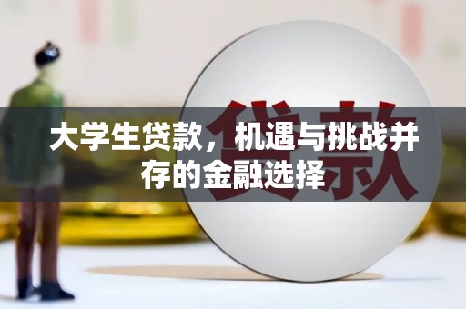 南乐大学生贷款，机遇与挑战并存的金融选择