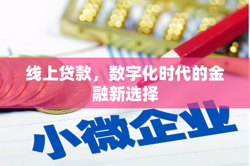 南乐线上贷款，数字化时代的金融新选择