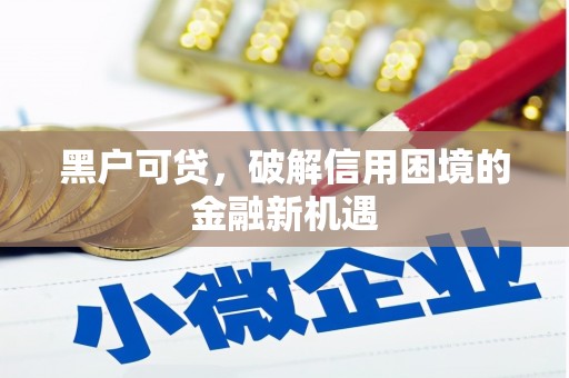 南乐黑户可贷，破解信用困境的金融新机遇