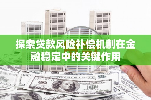 南乐探索贷款风险补偿机制在金融稳定中的关键作用