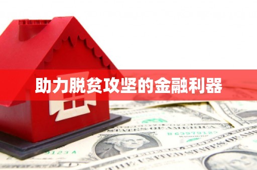 南乐助力脱贫攻坚的金融利器