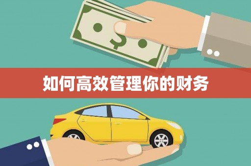 南乐如何高效管理你的财务